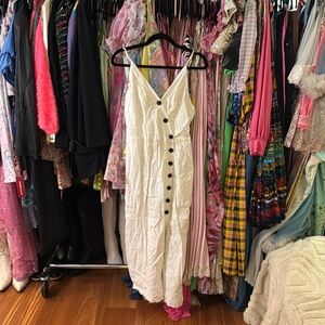 White summer dress urban outfitters